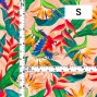 Hula Fabric / Tropical Bird / JKH-632-OR