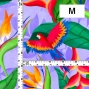 Hula Fabric / Tropical Bird / JKH-632-PU