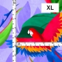 Hula Fabric / Tropical Bird / JKH-632-PU