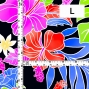 Hula Fabric / Hibiscus / JKH-636-BKBL