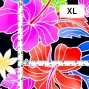 Hula Fabric / Hibiscus / JKH-636-BKBL