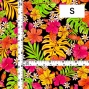 Hula Fabric / Hibiscus / JKH-636-BKOR