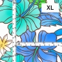 Hula Fabric / Hibiscus / JKH-636-WHBL