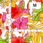 Hula Fabric / Hibiscus / JKH-636-WHRD