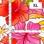 Hula Fabric / Hibiscus / JKH-636-WHRD
