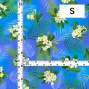 Hula Fabric / Plumeria / JKH-644-BL