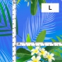 Hula Fabric / Plumeria / JKH-644-BL