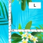 Hula Fabric / Plumeria / JKH-644-LBL