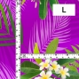 Hula Fabric / Plumeria / JKH-644-PU