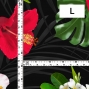 Hula Fabric / Hibiscus / JKH-646-BK