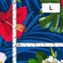 Hula Fabric / Hibiscus / JKH-646-NV