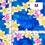 Hula Fabric / Plumeria Lei / JKH-648-BL