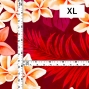 Hula Fabric / Plumeria Lei / JKH-648-RD