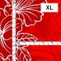 Hula Fabric / Hibiscus / JKH-652-RD