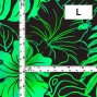 Hula Fabric / Hibiscus / JKH-654-BKGR