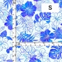Hula Fabric / Hibiscus / JKH-654-WHBL