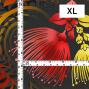 Hula Fabric / Kahiko & Lehua / JKH-660-BK