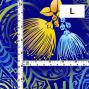 Hula Fabric / Kahiko & Lehua / JKH-660-BL