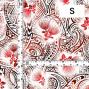 Hula Fabric / Kahiko & Lehua / JKH-660-WH