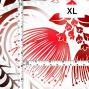 Hula Fabric / Kahiko & Lehua / JKH-660-WH