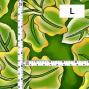 Hula Fabric / Hibiscus / JKH-662-GRYE