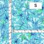 Hula Fabric / Hawaiian Flower / JKH-670-BL
