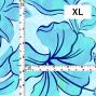 Hula Fabric / Hawaiian Flower / JKH-670-BL