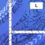 Hula Fabric / Leaf Lei & Kahiko / JKH-672-BL