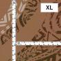 Hula Fabric / Leaf Lei & Kahiko / JKH-672-BR