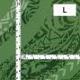 Hula Fabric / Leaf Lei & Kahiko / JKH-672-GR