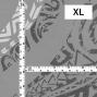 Hula Fabric / Leaf Lei & Kahiko / JKH-672-GY