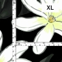 Hula Fabric / Tiare & Monstera / JKH-676-BK