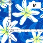 Hula Fabric / Tiare & Monstera / JKH-676-BL