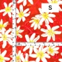 Hula Fabric / Tiare & Monstera / JKH-676-RD