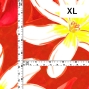 Hula Fabric / Tiare & Monstera / JKH-676-RD