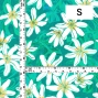 Hula Fabric / Tiare & Monstera / JKH-676-TBL
