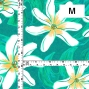 Hula Fabric / Tiare & Monstera / JKH-676-TBL