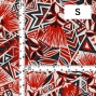 Hula Fabric / Kahiko & Lehua / JKH-680-RDBK