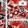 Hula Fabric / Kahiko & Lehua / JKH-680-RDBK