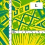 Hula Fabric / Kahiko & Lehua / JKH-680-YEGR