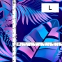 Hula Fabric / Hawaiian Leaf / JKH-682-BL