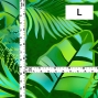 Hula Fabric / Hawaiian Leaf / JKH-682-DGR