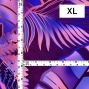 Hula Fabric / Hawaiian Leaf / JKH-682-PU