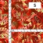 Hula Fabric / Hawaiian Leaf / JKH-682-RD
