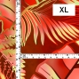 Hula Fabric / Hawaiian Leaf / JKH-682-RD