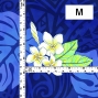 Hula Fabric / Kahiko & Plumeria / JKH-686-BL