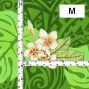 Hula Fabric / Kahiko & Plumeria / JKH-686-GR
