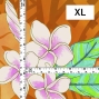 Hula Fabric / Kahiko & Plumeria / JKH-686-OR