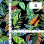 Hula Fabric / Hawaiian Leaf / JKH-698-BK
