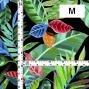 Hula Fabric / Hawaiian Leaf / JKH-698-BK